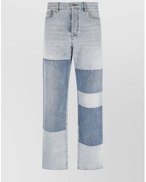 Gucci Loose Straight-Leg Trousers - Blue