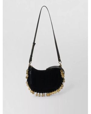 Isabel Marant Oskan Soft Leather Shoulder Bag - White