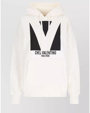 Valentino Cotton Hoodie - Natural