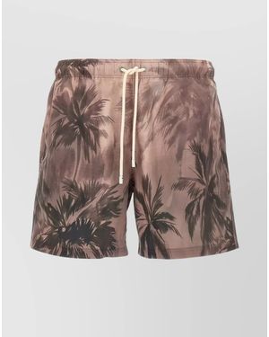 Palm Angels Printed Swim Shorts - Multicolour