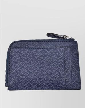 Lancel Leather Cardholder - Blue