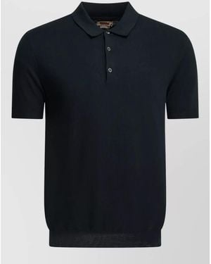 Baracuta Cotton Polo Shirt - Black