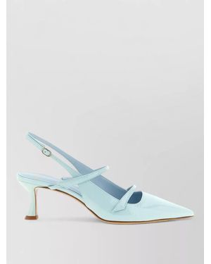 Alexandre Birman Leather Slingback Court Shoes - Blue