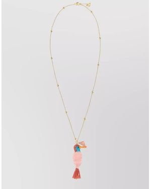 Prada Metal Necklace - White