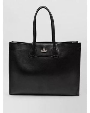 Vivienne Westwood Shoulder Bag Shopper Style Top Handles - Black