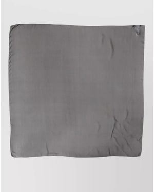 Dolce & Gabbana Silk Square Foulard Scarf - Gray