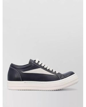 Rick Owens Vintage Black Milk Trainers - Blue
