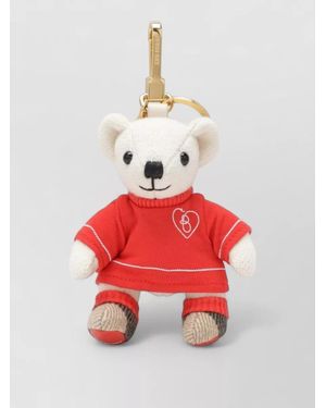 Burberry Thomas Teddy Bear Charm Heart Detail - Red