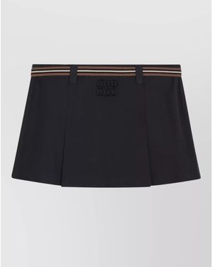 Miu Miu Mini Shorts - Black