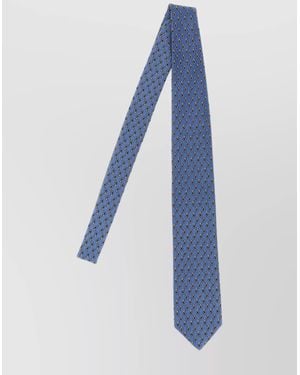 Brioni Slim Paisley Jacquard Tie - Blue