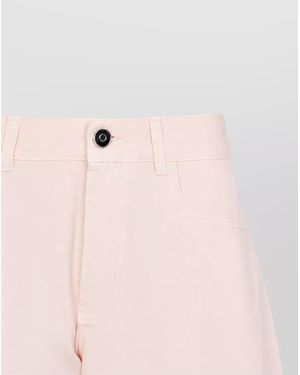 Alaïa Wide-Leg Jeans - Pink