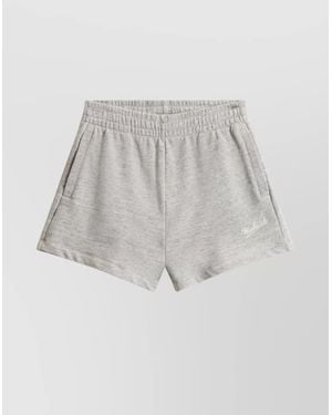 Woolrich Heathered Texture Elasticated Waistband Shorts - White