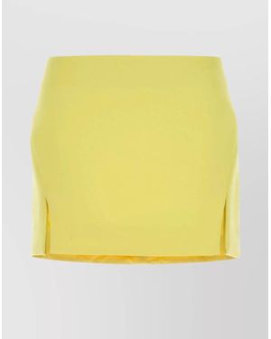 Givenchy Wool Mini Skirt - Yellow