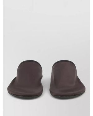 Alysi Satin Slides - Brown