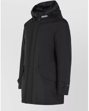 Woolrich High Collar Parka - Black