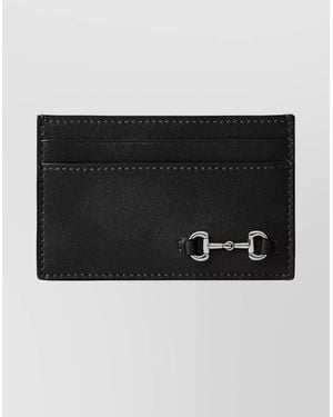 Gucci Leather Card Holder - Black