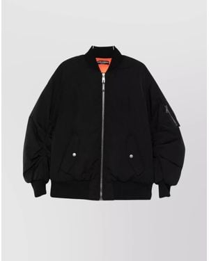 Dolce & Gabbana Oversized Bomber Jacket - Black