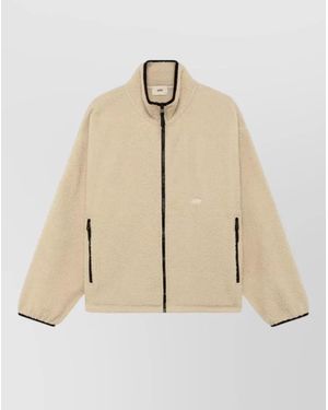 Autry Jacket High Collar Elastic Cuffs - Natural