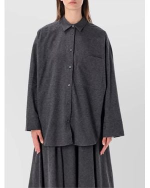 By Malene Birger Cotton Shirt - Gray