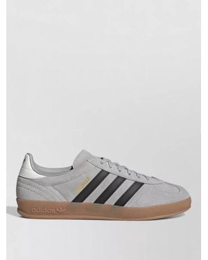 adidas Originals Trainers Contrast Stripes Rubber Sole Suede - Grey
