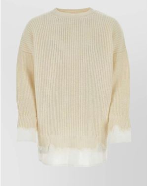 MM6 by Maison Margiela Sweatshirt - Natural