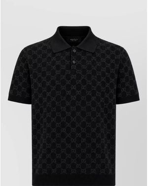 Gucci Stretch Polo Shirt - Black