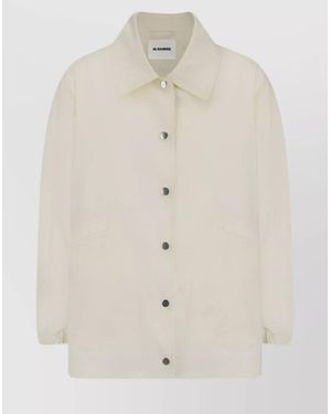 Jil Sander Cotton Jacket - White