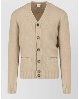 Aspesi Wool Crewneck Jacket - Natural