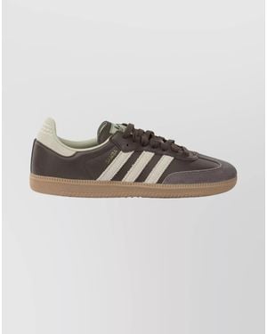 adidas Originals Leather Low-Top Trainers - Multicolour