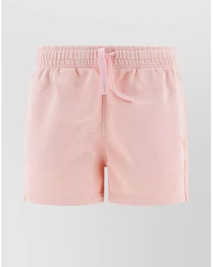 Maison Kitsuné Regular Cotton Short Shorts - Pink