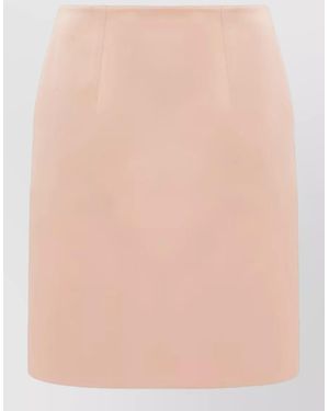 Chloé Satin Pencil Skirt - Pink