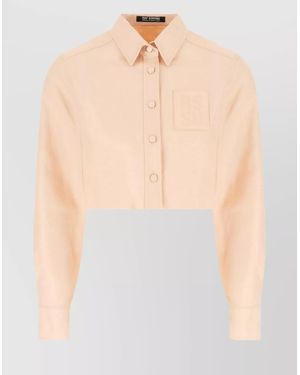 Raf Simons Cotton Piqué Cropped Shirt - Multicolour