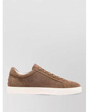 Tod's Leather Low-Top Trainers - Brown