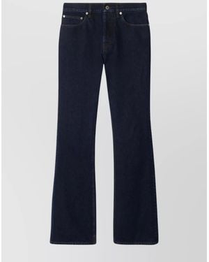 Burberry Denim Flared Jeans - Blue