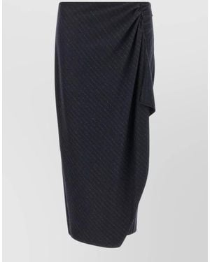 Pinko Asymmetric Skirt - Blue