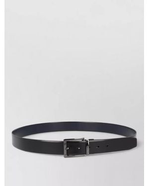 BOSS Reversible Leather Belt - Gray