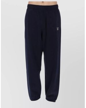 Drole de Monsieur Relaxed Trousers Side And Back Pockets - Blue