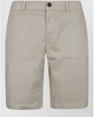 Eleventy Tailored Shorts Belt Loops And Pockets - Grey