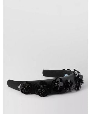 Prada Silk Headband - Black