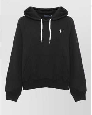 Ralph Lauren Cotton Hoodie Sweatshirt - Black