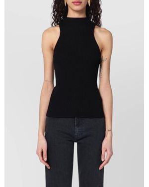 Roberto Collina Ribbed Tank Top - Black
