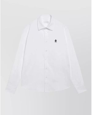 Prada Shirt Button Down Collar Cuffs - White
