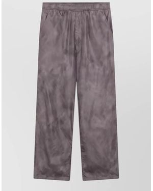 MM6 by Maison Margiela Tailored Trousers Two Side And Back Pockets - Purple