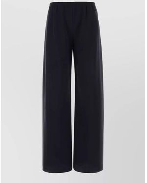 The Row Gala Wide Leg Jersey Pant - Blue