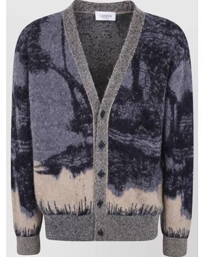 Laneus Knitted Cardigan - Grey