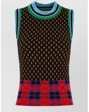 Dries Van Noten Embroidered Wool-Blend Vest