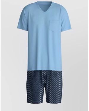 CALIDA Short Pyjama Set - Blue