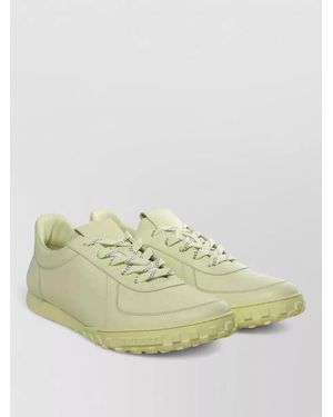 Givenchy Glide Runner Low Top Leather Trainers - Green