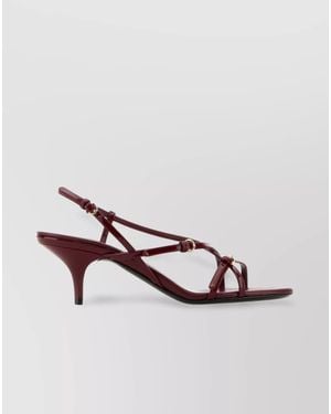 Miu Miu Leather Sandals - Pink