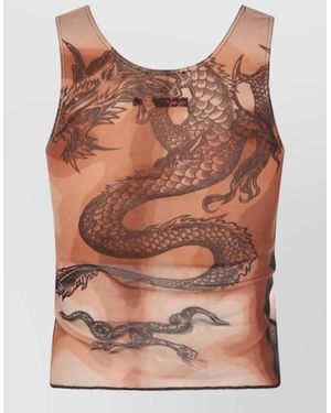 Jean Paul Gaultier Tank Top - Brown